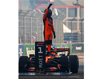 PRÉ VENDA - SPARK - McLaren MCL40 Mastercard Team Winner Dutch GP 2026 + Action Figure