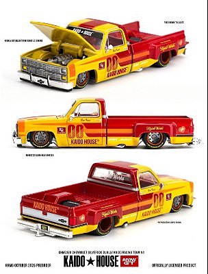 PRÉ VENDA - KAIDO HOUSE - Chevrolet Silverado Kaido Racing Yellow/Red