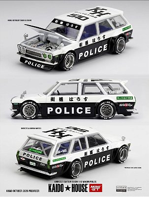 PRÉ VENDA - KAIDO HOUSE - Datsun 510 Wagon Police Livery