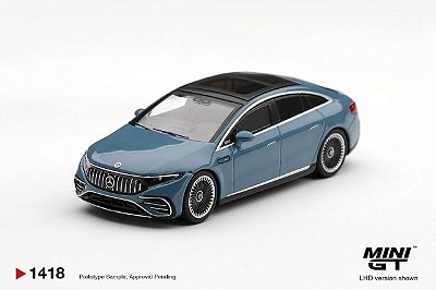 PRÉ VENDA - MINI GT - Mercedes-AMG EQS 53 Blue (1418)
