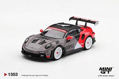 PRÉ VENDA - MINI GT - Porsche 911 GT3 RS STAPLE x INOZETEC (1353)