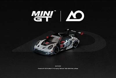 PRÉ VENDA - MINI GT - Porsche 911 GT3 #77 Rexy Skeleton Glow - 2026 Petit Lemans IMSA (1436)