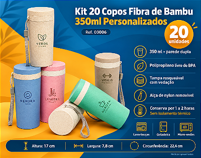 Copo Fibra de Bambu