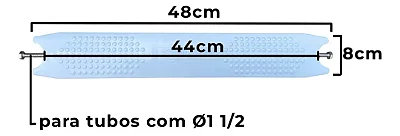 DEGRAU ABS P/ ESCADA DE PISCINA ANTIDERRAPANTE