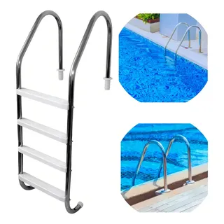 ESCADA P/ PISCINA 4 DEGRAUS EM ABS