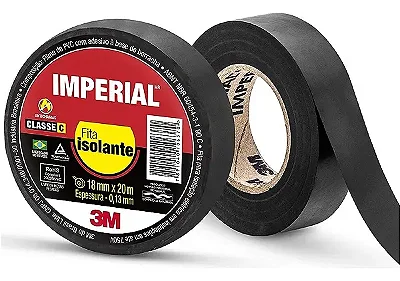 FITA ISOLANTE 3M IMPERIAL 5mx18mm PRETA