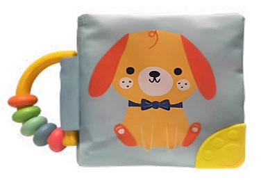 Meu livro macio com chocalho e mordedor: Cachorro