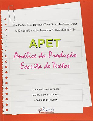 APET - Análise da Produção Escrita de Textos