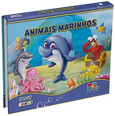 Pop-Up Animais Marinho - Editora Bom Bom Books