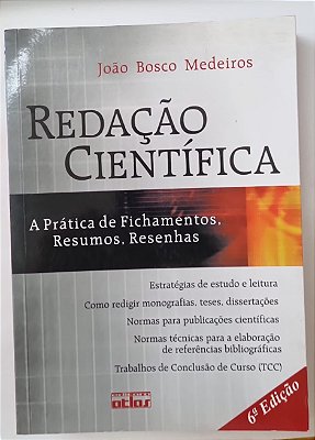 Redação Científica: Prática de Fichamentos, Resumos, Resenhas - 4ª EDIÇÃO USADO