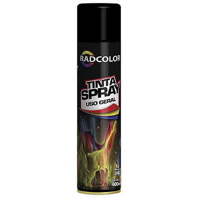 RadColor Preto Brilhante Uso Geral