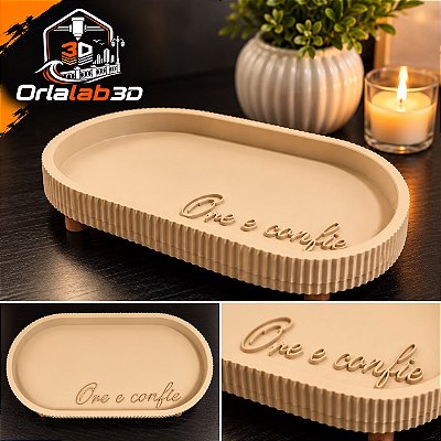 Bandeja Decorativa “Ore e Confie”