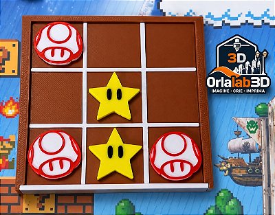 Jogo da Velha Temático Mário