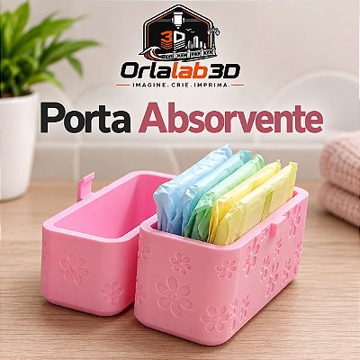 Porta Absorvente – Organizador para Banheiro 🌸