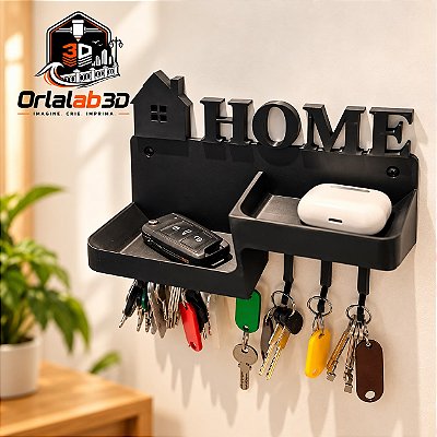 Porta-Chaves HOME com Organizador