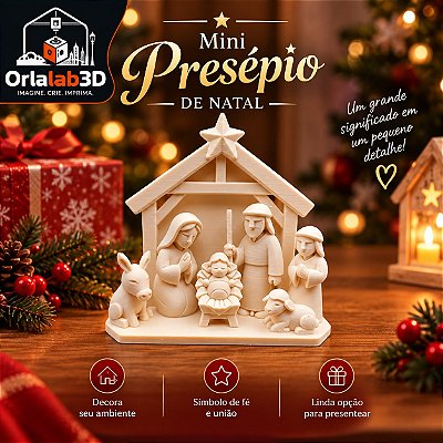 Mini Presépio de Natal 🎄✨