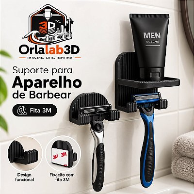 Suporte para Aparelho de Barbear – Fita 3M