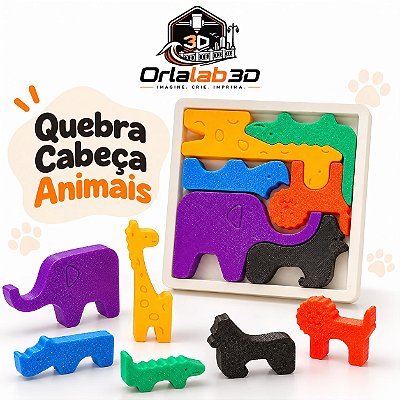 🐾 Quebra-Cabeça de Animais
