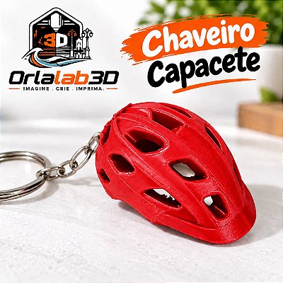 🚴 Chaveiro Capacete de Bike