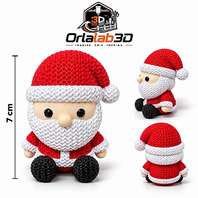 Papai Noel Crochê – Decoração Natalina 🎅🎄