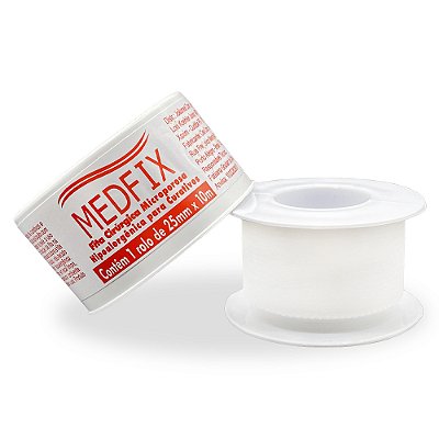 Fita Cirúrgica Microporosa Hipoalergênica 25mmx10m