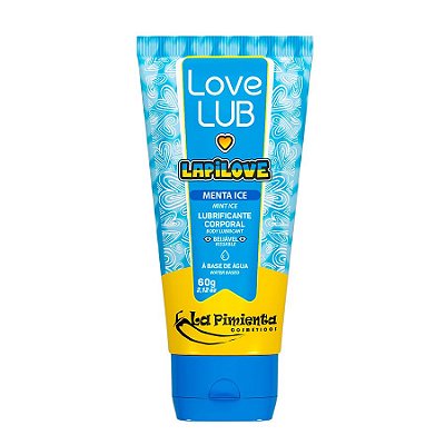 Lubrificante Menta Ice Refrescante Beijável