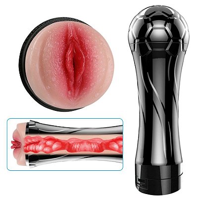 Masturbador Masculino com Vibrador