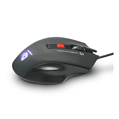 Mouse Gamer ELG Nightmare MGNM 4000 DPI, Iluminação LED 7 Cores