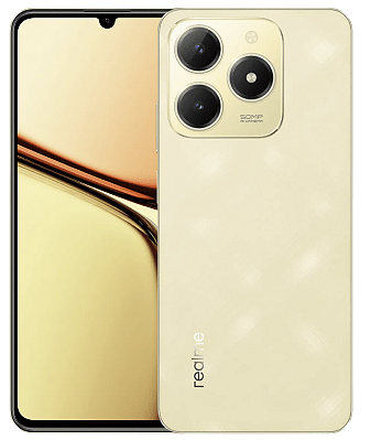 Smartphone Realme C61 RMX3930 256GB 8GB RAM Dual SIM NFC Tela 6.74" - Dourado