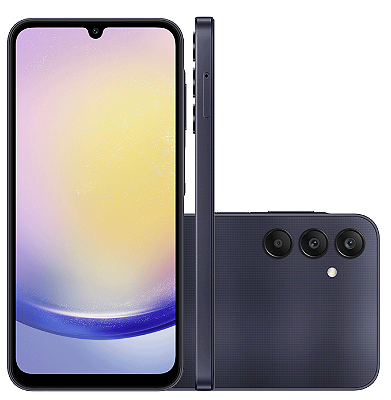 Smartphone Samsung Galaxy A25 256GB 5G 8GB RAM Tela 6,5" Câm. Traseira 50+8+2MP Frontal 13MP - Azul Marinho