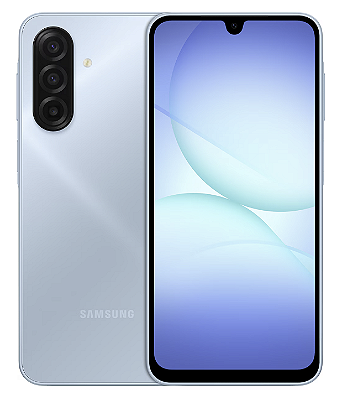Smartphone Samsung Galaxy A17 com IA 256GB | 8GB RAM | Câm de 50MP | Tela AMOLED de 6.7" | NFC + IP54 - Azul