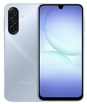 Smartphone Samsung Galaxy A17 4G com IA 128GB | 4GB RAM | Câm de 50MP | Tela AMOLED de 6.7" | NFC + IP54 - Azul Claro