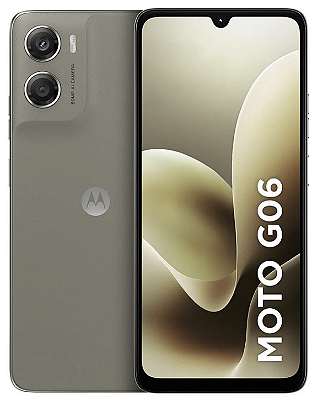 Smartphone Motorola Moto g06 256GB 4GB Ram Bege 6,9" Câm. 50MP + Selfie 8MP