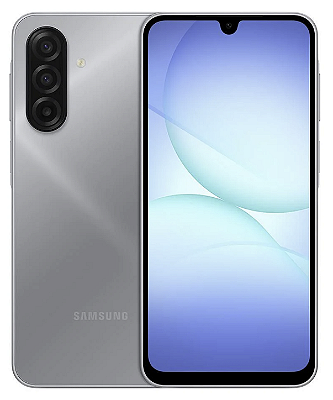 Smartphone Samsung Galaxy A17 4G com IA 128GB | 4GB RAM | Câm de 50MP | Tela AMOLED de 6.7" | NFC + IP54 - Prata