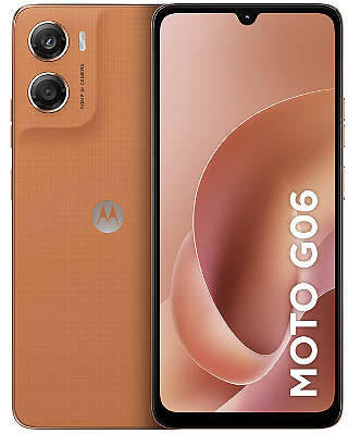 Smartphone Moto G06 4G Tela 6,9 128GB Câmera 50MP Motorola - Laranja