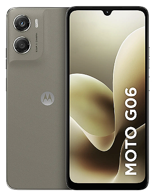 Smartphone Motorola Moto G06 128GB 4GB Ram 6,9" Câm. 50MP + Selfie 8MP - Bege