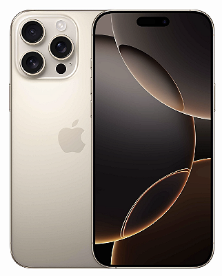 Apple iPhone 16 Pro Max 256GB Dourado - Bateria 93% - Semi-Novo - Todo Original