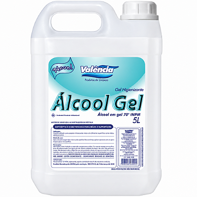ALCOOL GEL 70  5L - VALÊNCIA
