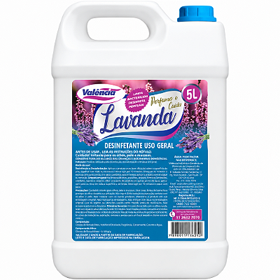 DESINFETANTE LAVANDA AZUL 5L - VALÊNCIA