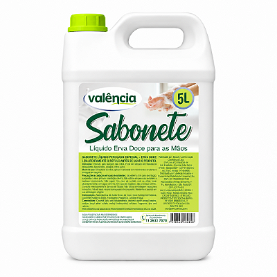 SABONETE PEROLADO ERVA DOCE 5L - VALÊNCIA