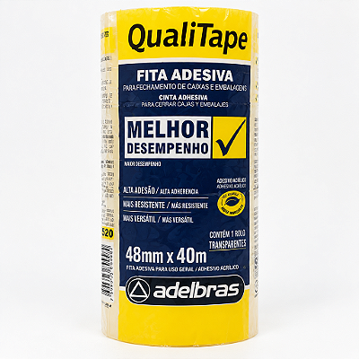 FITA EMPACOTAMENTO 48MMX40M TRP - QUALITAPE