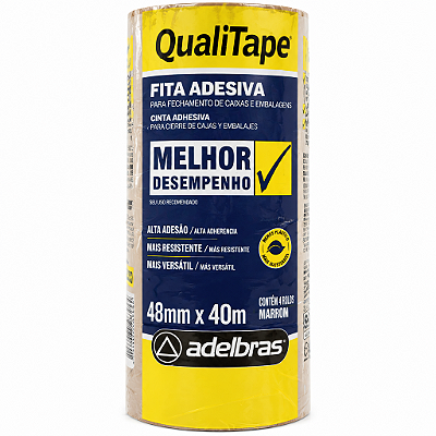 FITA EMPACOTAMENTO 48MMX40M MR - QUALITAPE