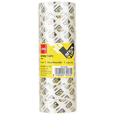 FITA ADES TRANSP 18MMX27 43M PCT 8 RL DELI