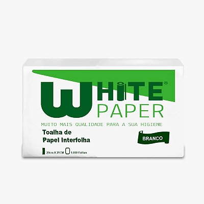 TOALHAS INT. BRANCO 20X21 1.000 UN W PAPER