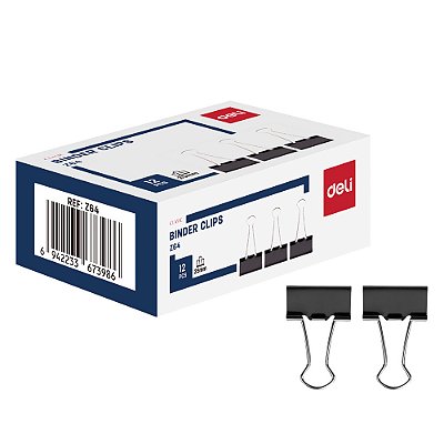 PREND DE PAPEL 25MM PTO CX C/12 UN - DELI