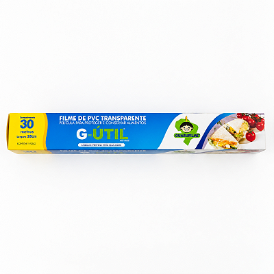 FILM PVC EMB.ALM TUBETE 28 CM X 30 M - GUARUFILME