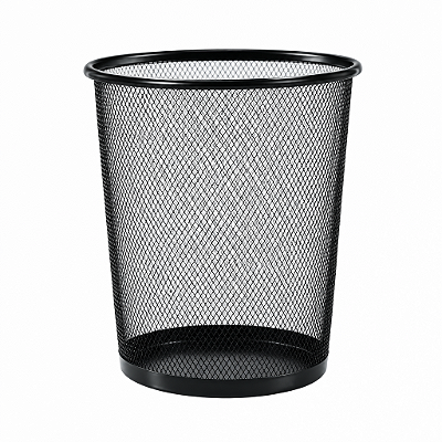 CESTO PARA LIXO ARAMADO PRETO - KIT