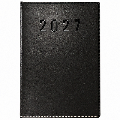 AGENDA EXECUTIVO 138X200MM PRETA - KIT