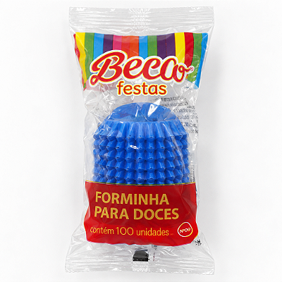 FORMA DOCE LISO AZUL ESCURO 100UN - BELLO
