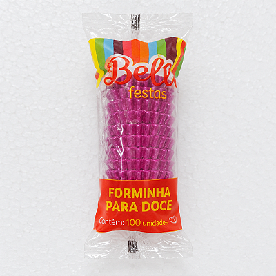 FORMA DOCE LISO PINK 100UN - BELLO